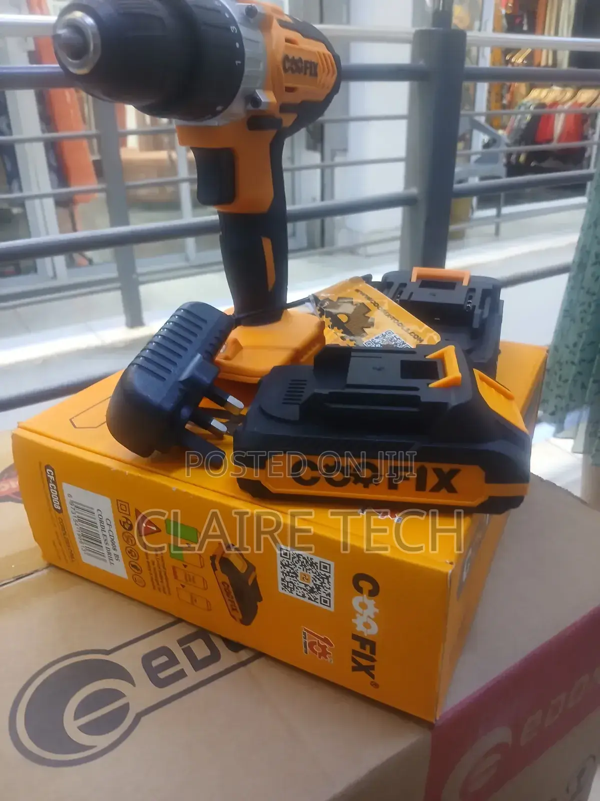 Coofix 20v Rechargeable Drill Set With Carry Case
