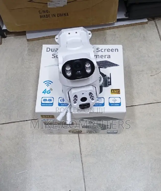 Advanced Rotating Dual Lens Ubox 4g Camera With Siren Hd