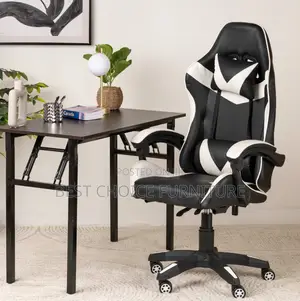 Gaming Chair; Leather Reclining Gaming Chair