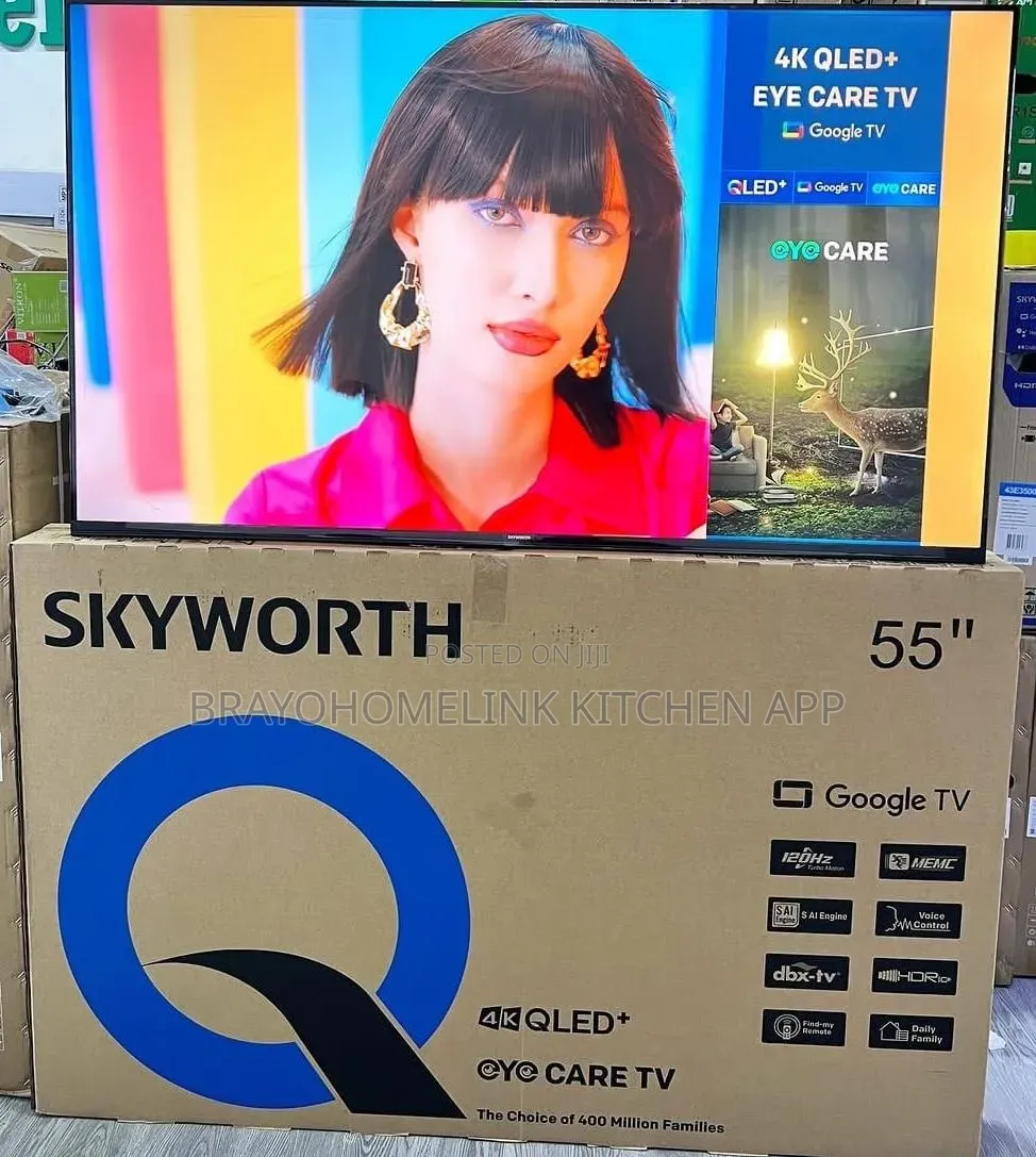 *Skyworth 55inch Qled Google Tv