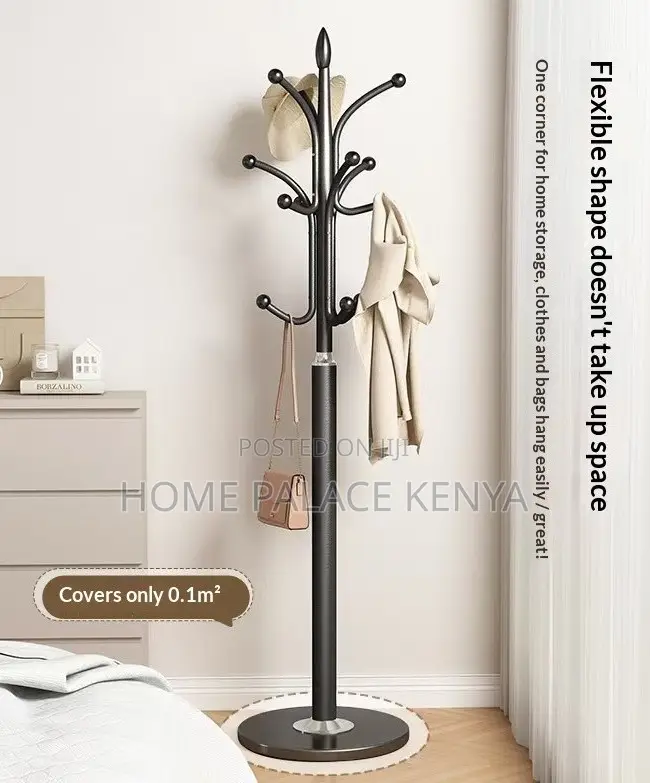 Coat Hanger: Metal Coat Rack Stand With 12 Hooks