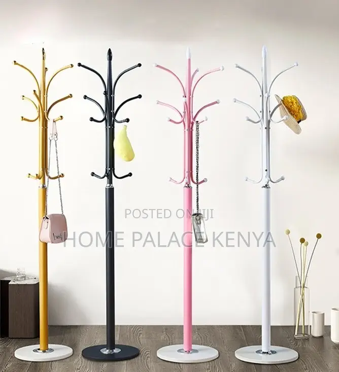 Coat Hanger: Metal Coat Rack Stand With 12 Hooks