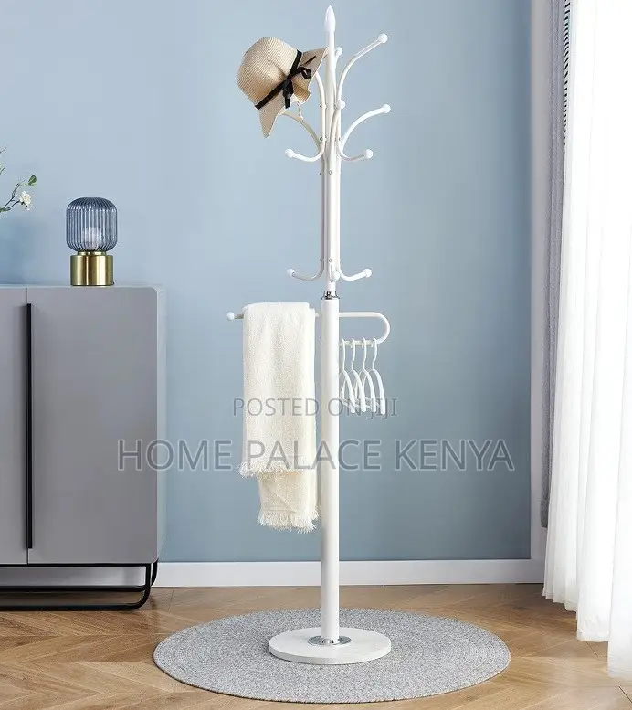 Coat Hanger: Metal Coat Rack Stand With 12 Hooks