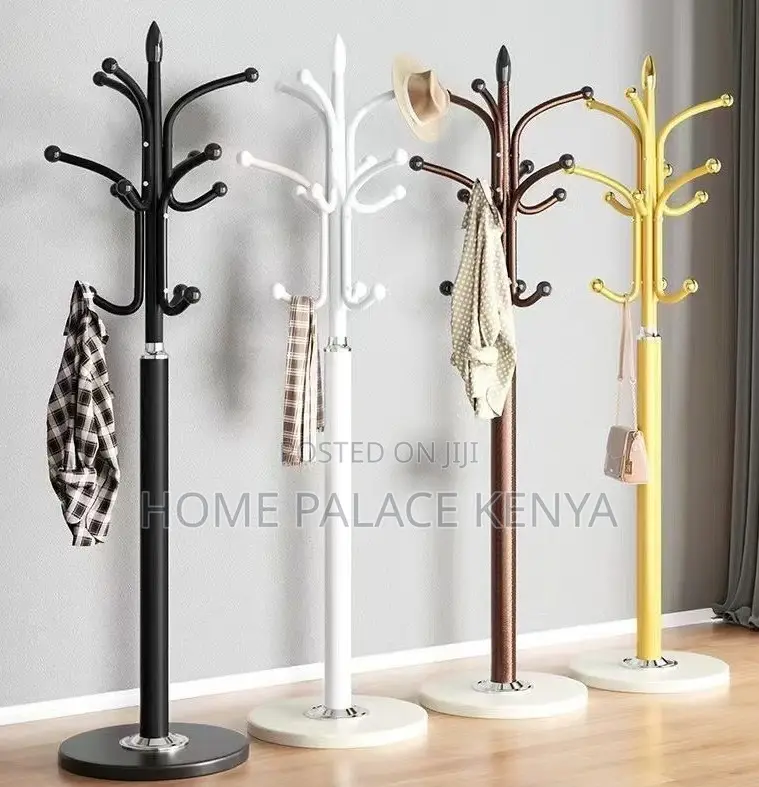 Coat Hanger: Metal Coat Rack Stand With 12 Hooks