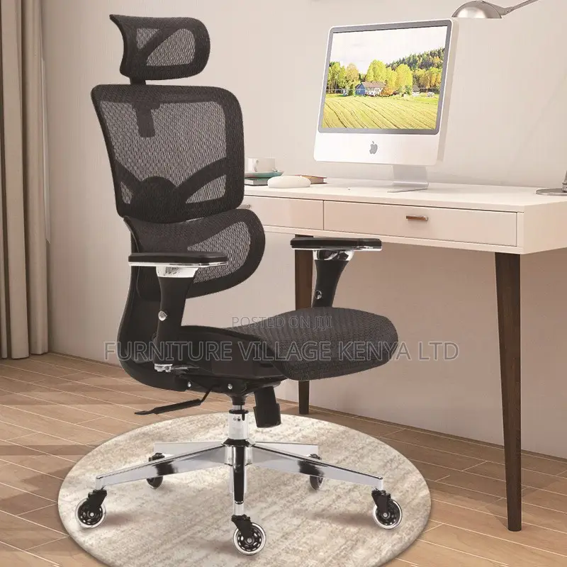 Executive Full Mesh Reclining Chair With Footrest