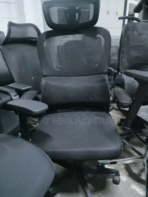 Office Chair :Brand New All Black Office Chairs With Lumbar Support