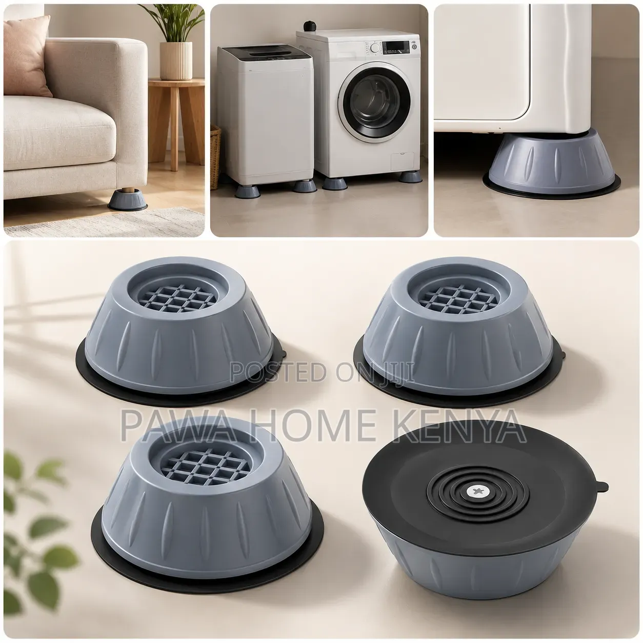 4pcs Universal Shock Noise Cancelation Anti Vibration Pads