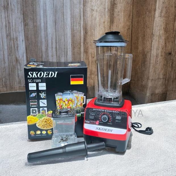 Heat-Resistant 2-in-1 2.5l Double Cup Skoedi 4500w Blender and Grinder