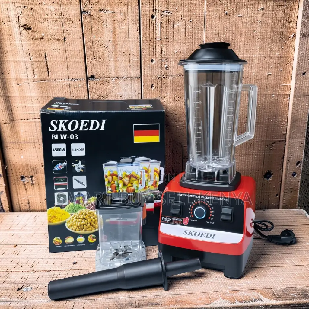Anti-Slip Base Support 2-in-1 2.5l Skoedi 4500w Blender and Grinder