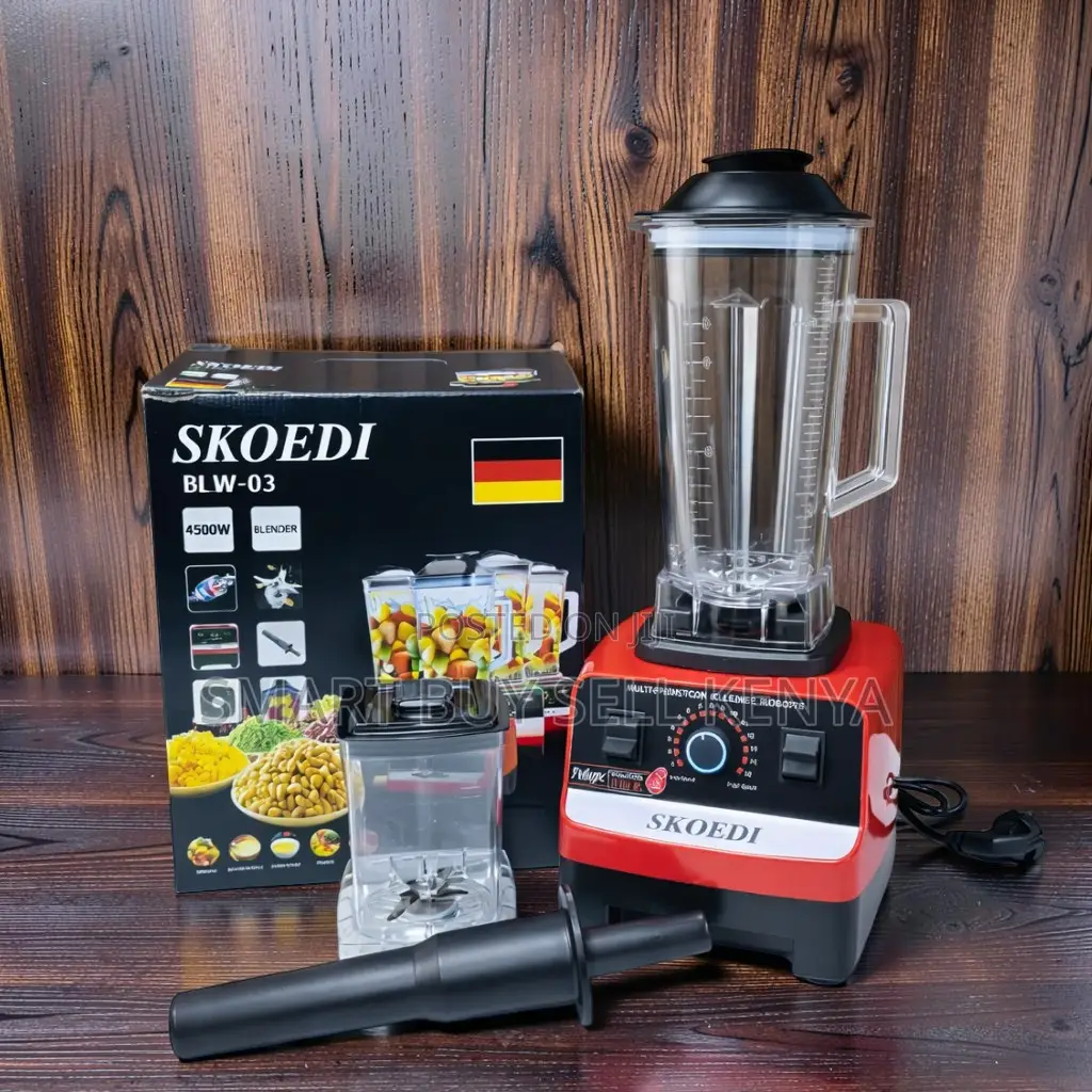 Convenient Handling 2-in-1 2.5l Double Cup Skoedi Blender and Grinder
