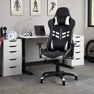 Ergonomic Gaming Desk Chair With Adjustable Arms