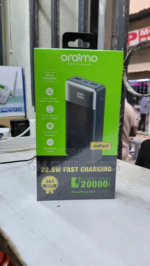 20000mah Fast Charge 22.5w Power Bank With Smart Digital Display