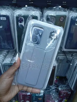 Oppo A76 Gray Silicone Phone Case