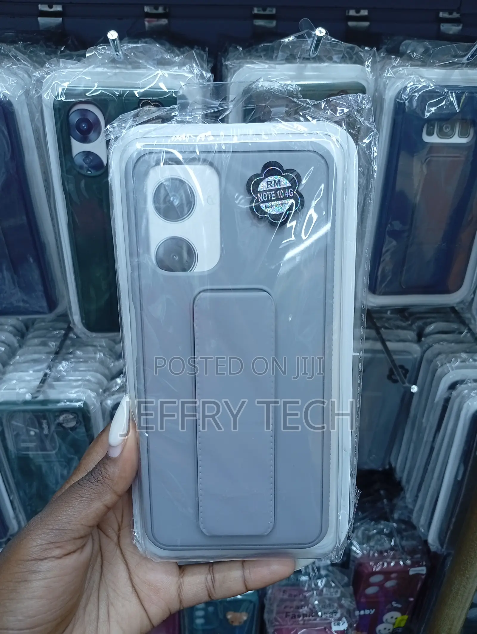 Redmi Note 10 4g Built-in Magnetic Strap Cover