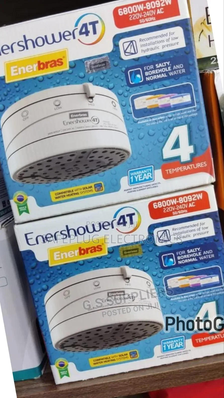 Shower Head / Original Enershower 4t Electric Shower Heater