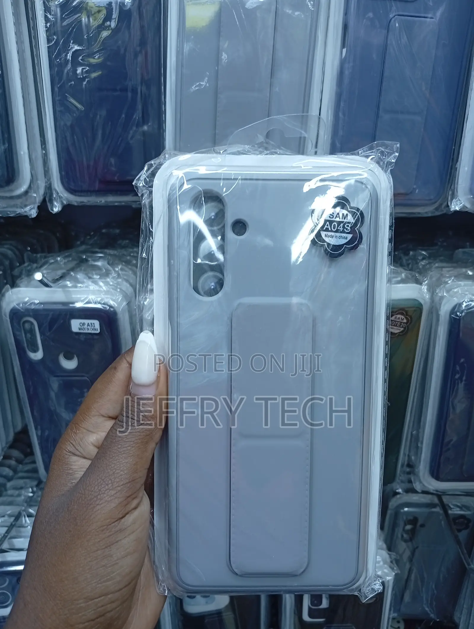 Samsung Galaxy A04s Cases With Magnetic Kickstand and Hand Strap.