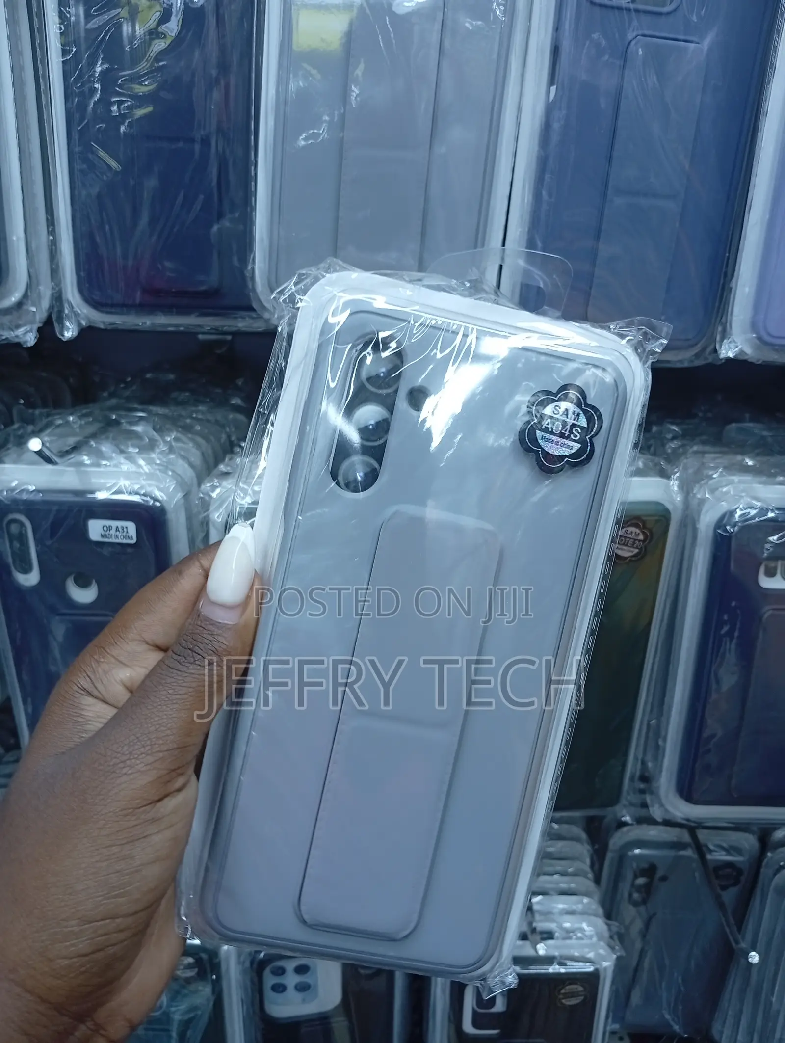 Samsung Galaxy A04s Cases With Magnetic Kickstand and Hand Strap.