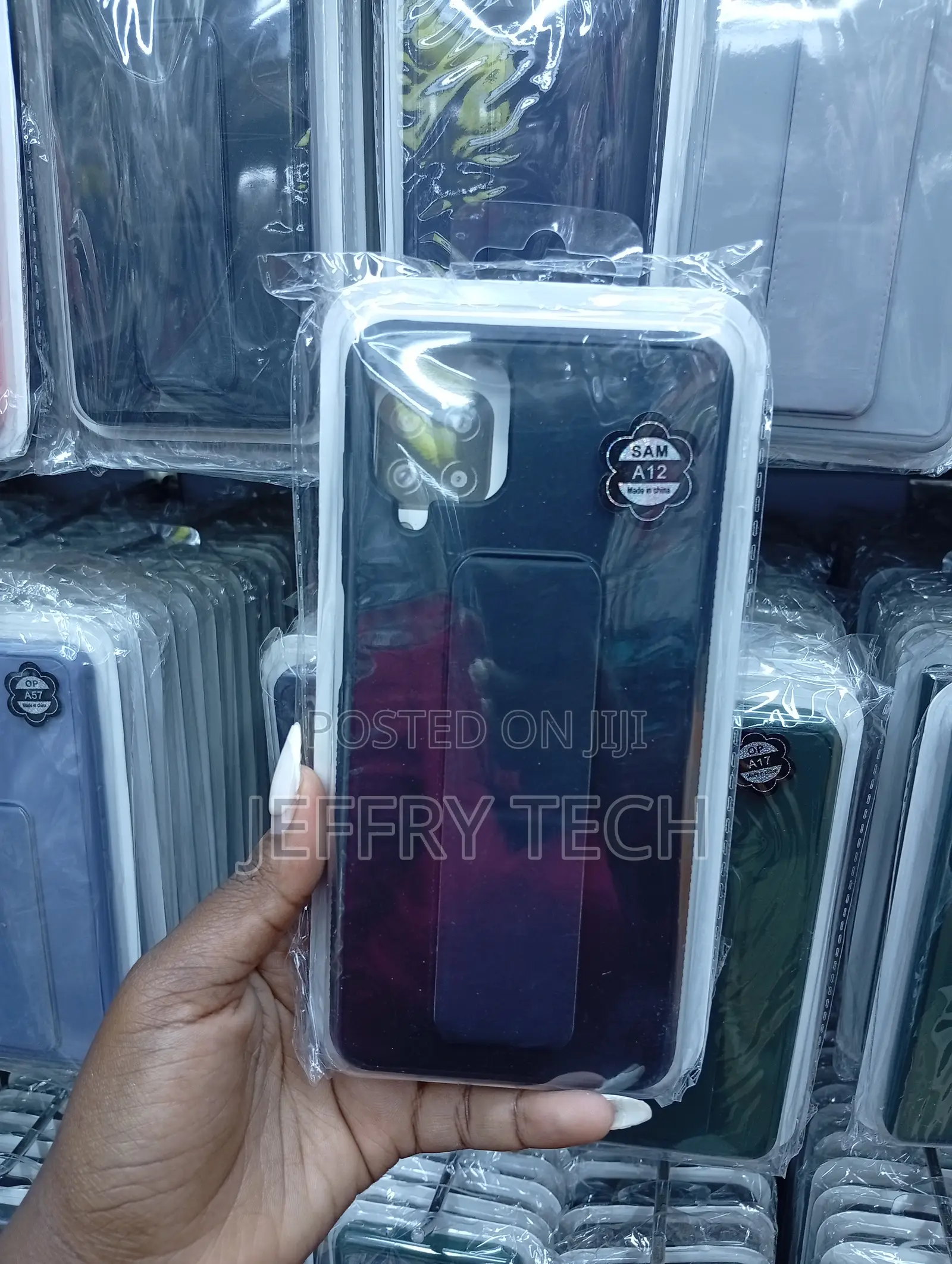 Samsung Galaxy A12 Phone Case Hybrid of Soft, Shock-Absorbing Case