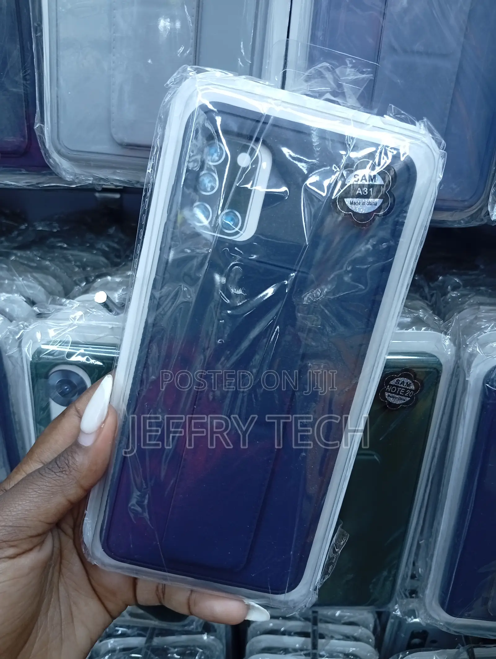 Samsung Galaxy A31cover With a Matte Finish.