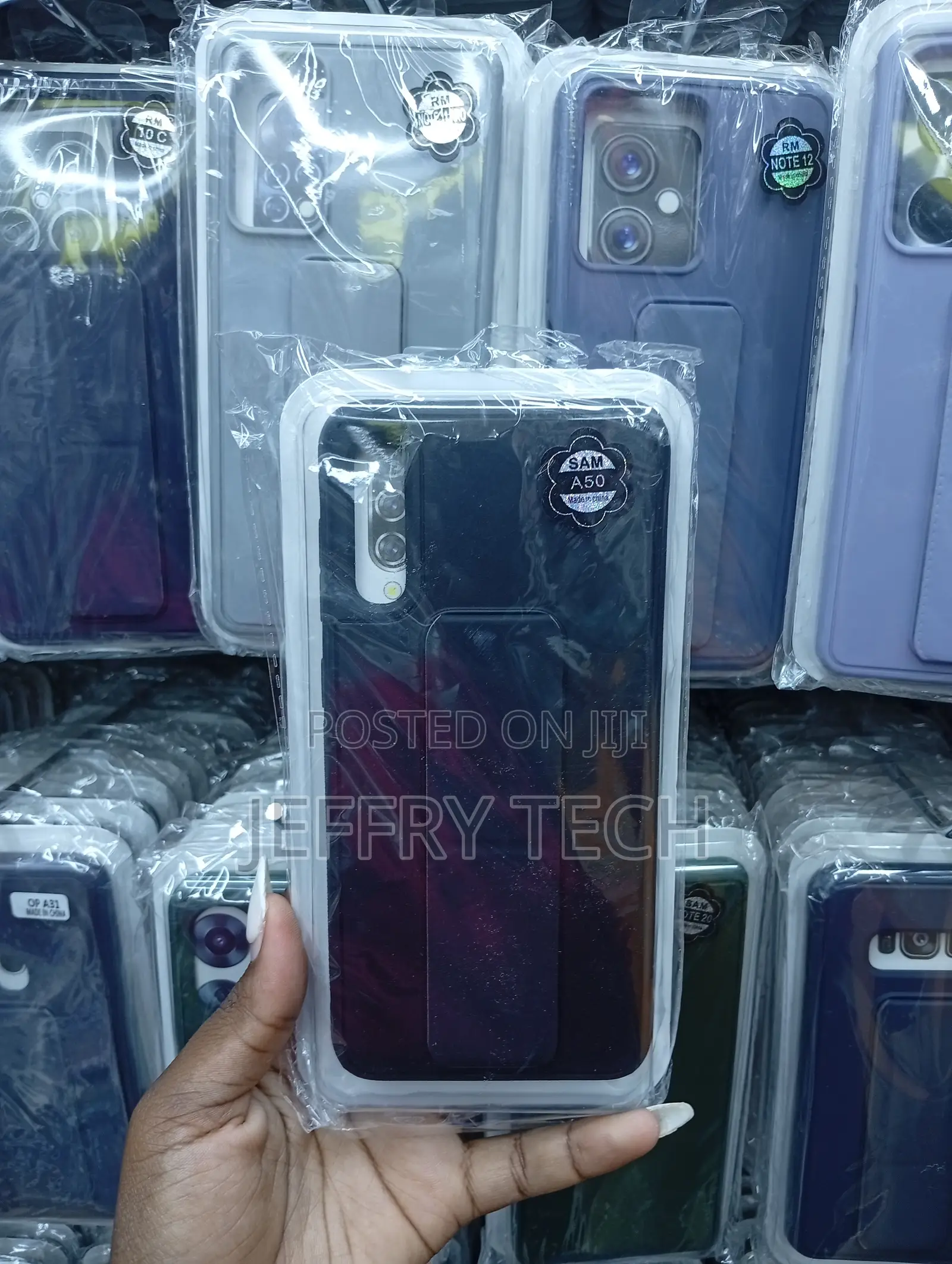Samsung Galaxy A50 Back Cover With a Built-in Wrist Strap