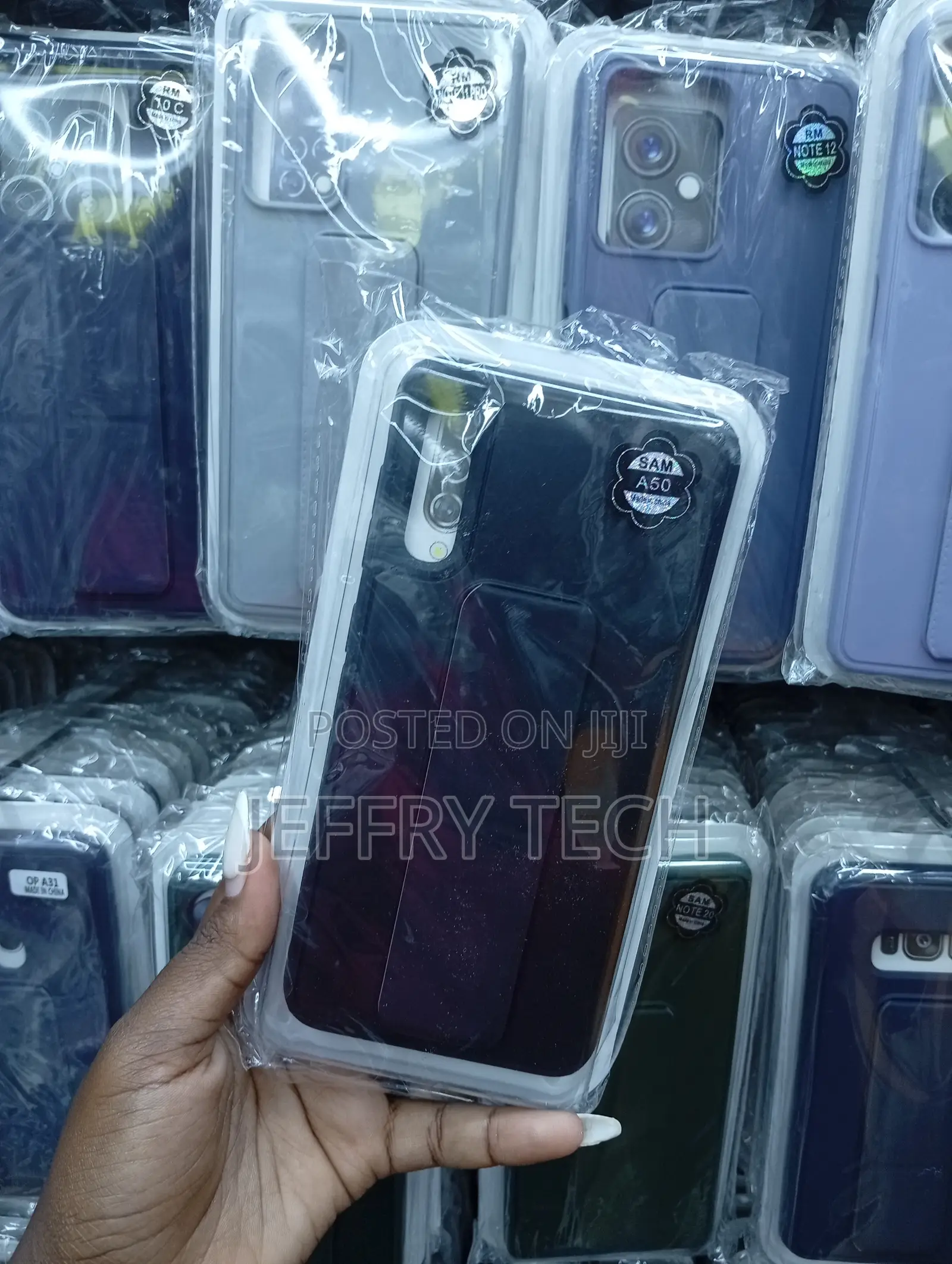 Samsung Galaxy A50 Back Cover With a Built-in Wrist Strap