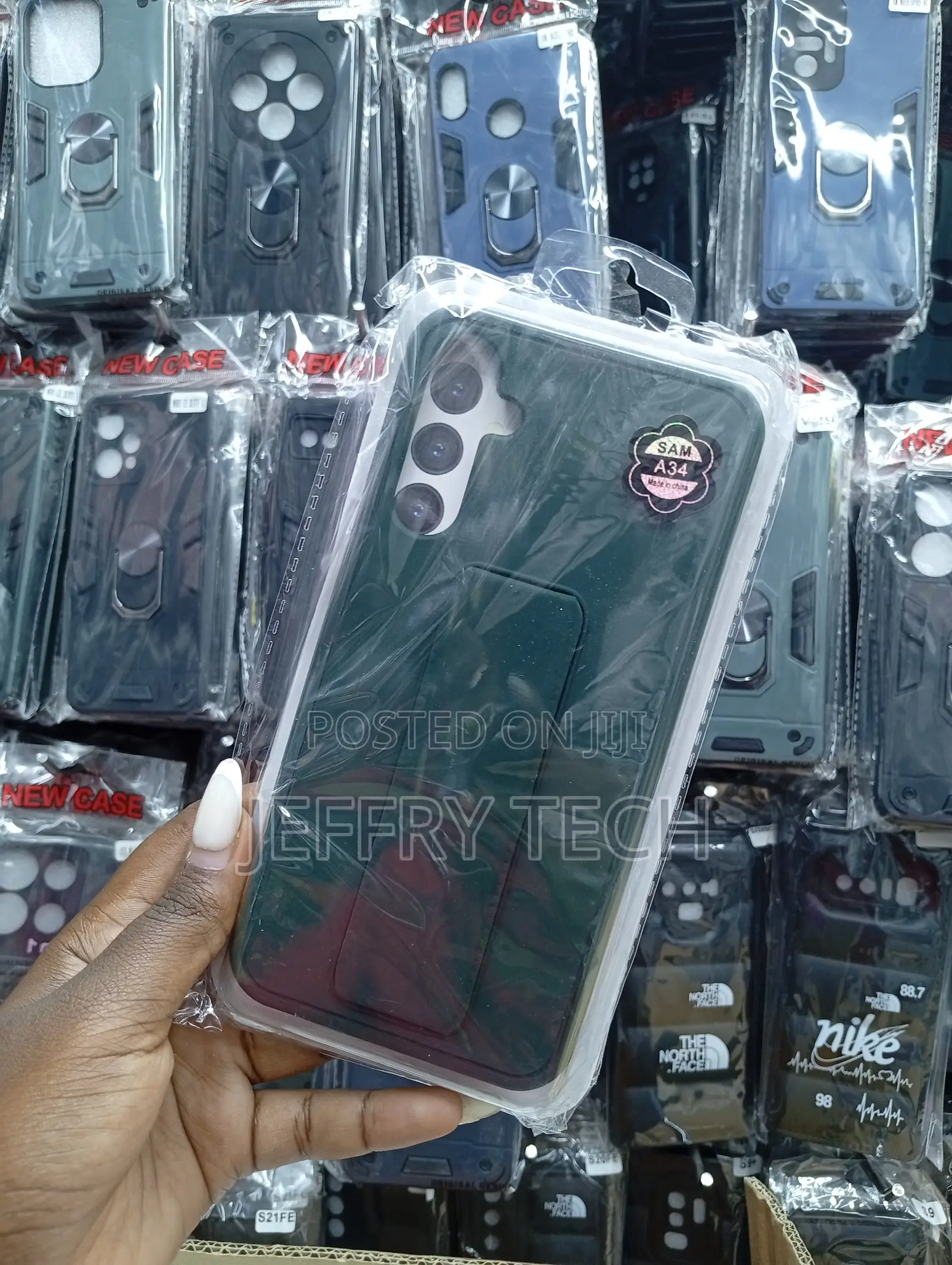 Samsung Galaxy A34 Protective Case With a Magnetic Kickstand