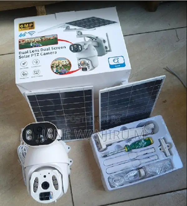 Ubox 6mp Hd Solar Surveillance Camera