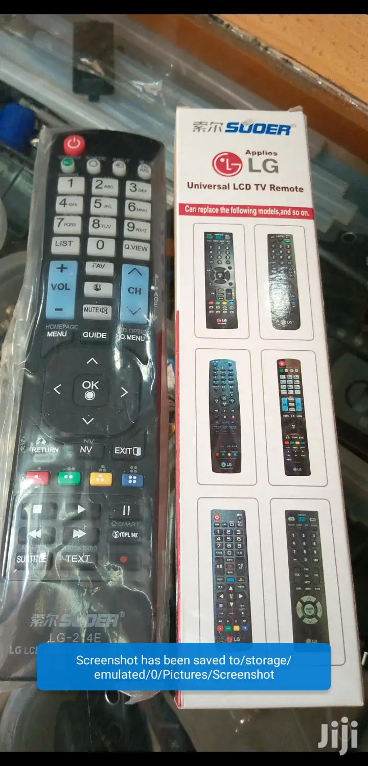Universal LG LCD TV Remote Control.