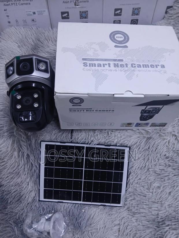 2 Camera View Wifi Solarpowered V380 CCTV Camera - main view