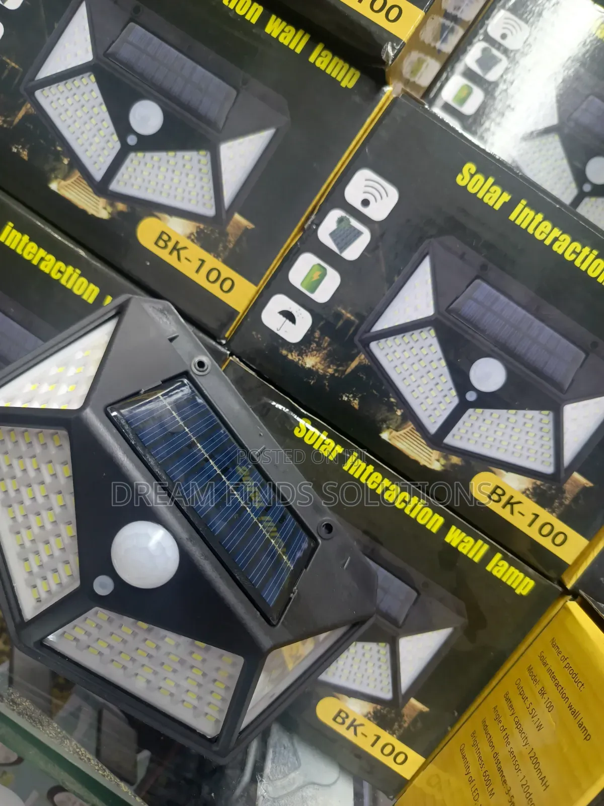 Automatic Lighting Solar Interaction Wall Light