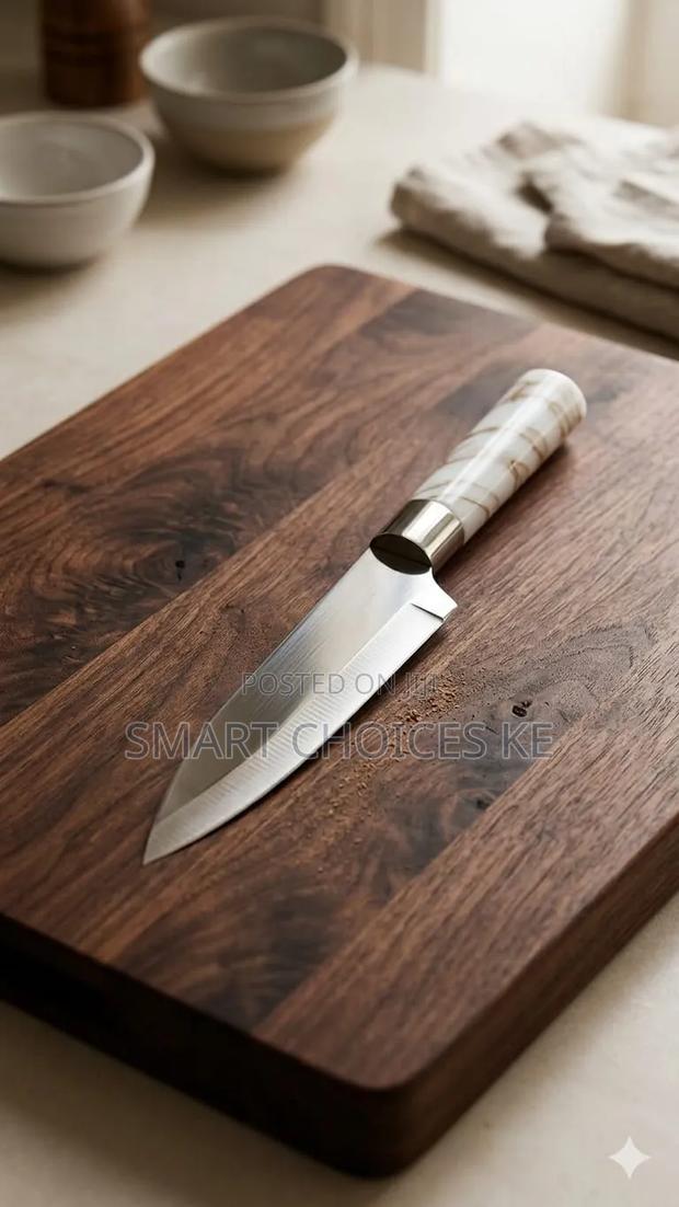 Kitchen Knife White Handle - main view