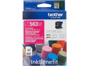 Brother Lc563m Magenta Ink Cartridge Original 600 Pages