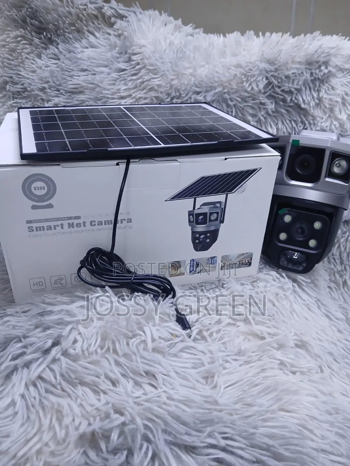 Simcard 4g CCTV Solar Powered Outdoor Survellince With2 Camera View