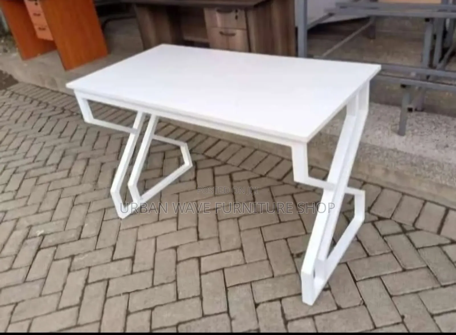 While White  Computer  Office Desk