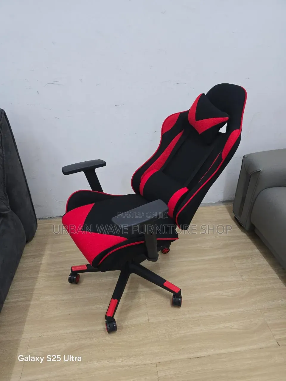 Black Red Gaming Experience Chair's
