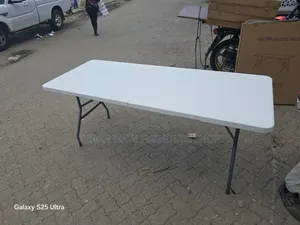 White Camping Table