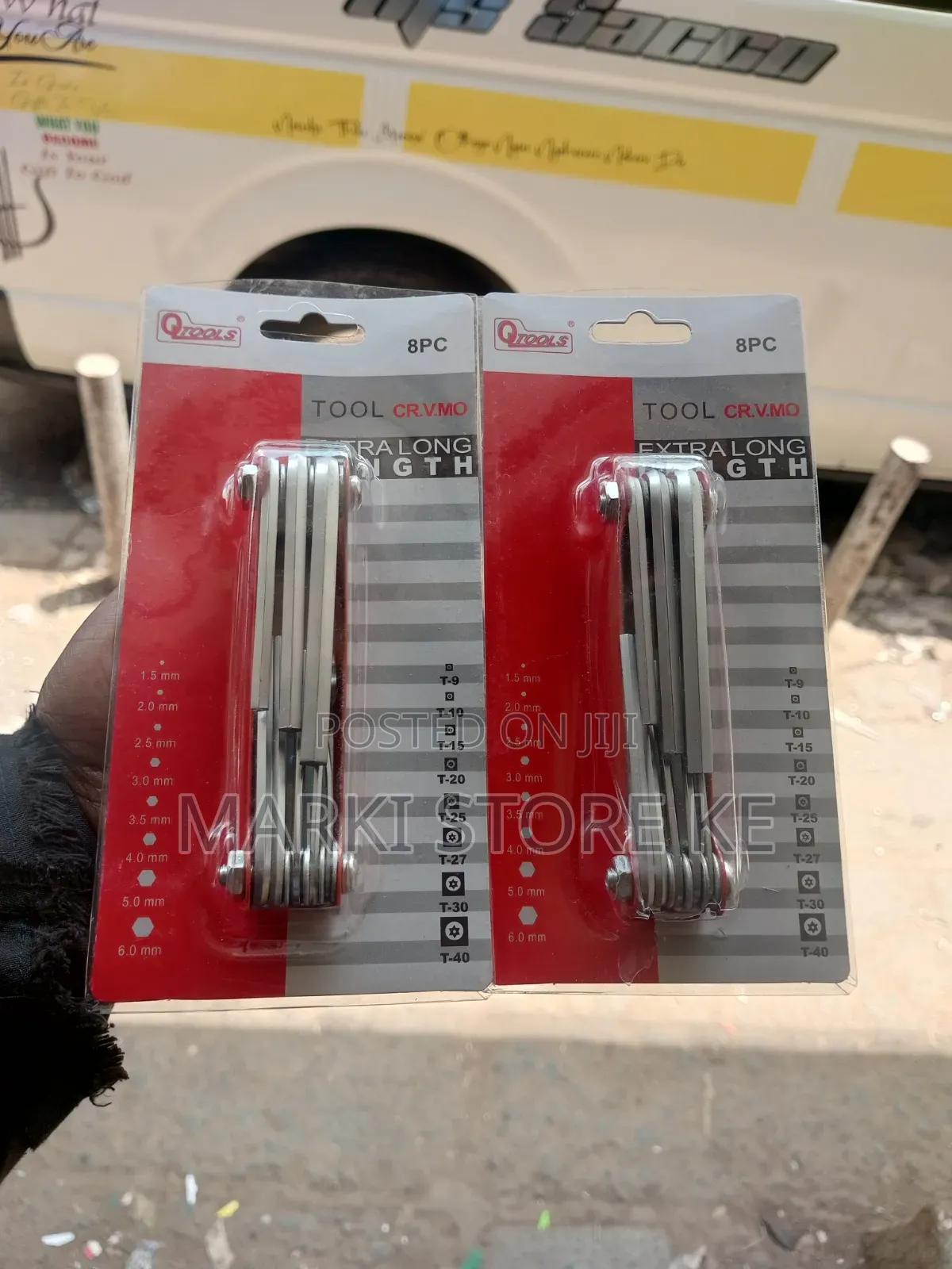 8 PCS Pocket Foldable Allen Key Set