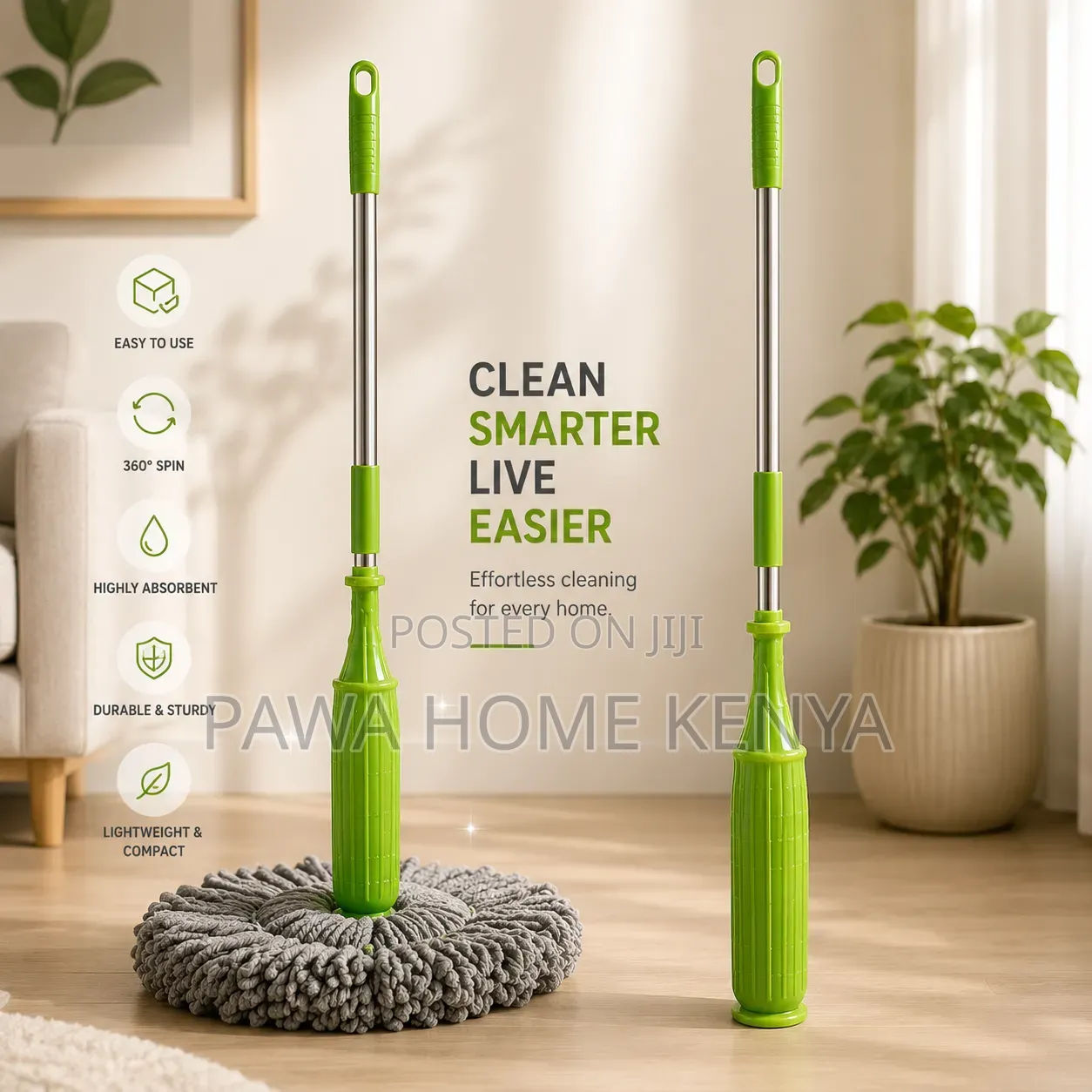 360 Rotating Self Wringing Mop