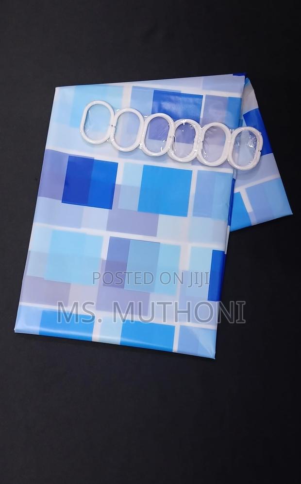 Privacy Waterproof Shower Curtains With Hooks - thumbnail 5