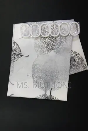 Privacy Waterproof Shower Curtains With Hooks