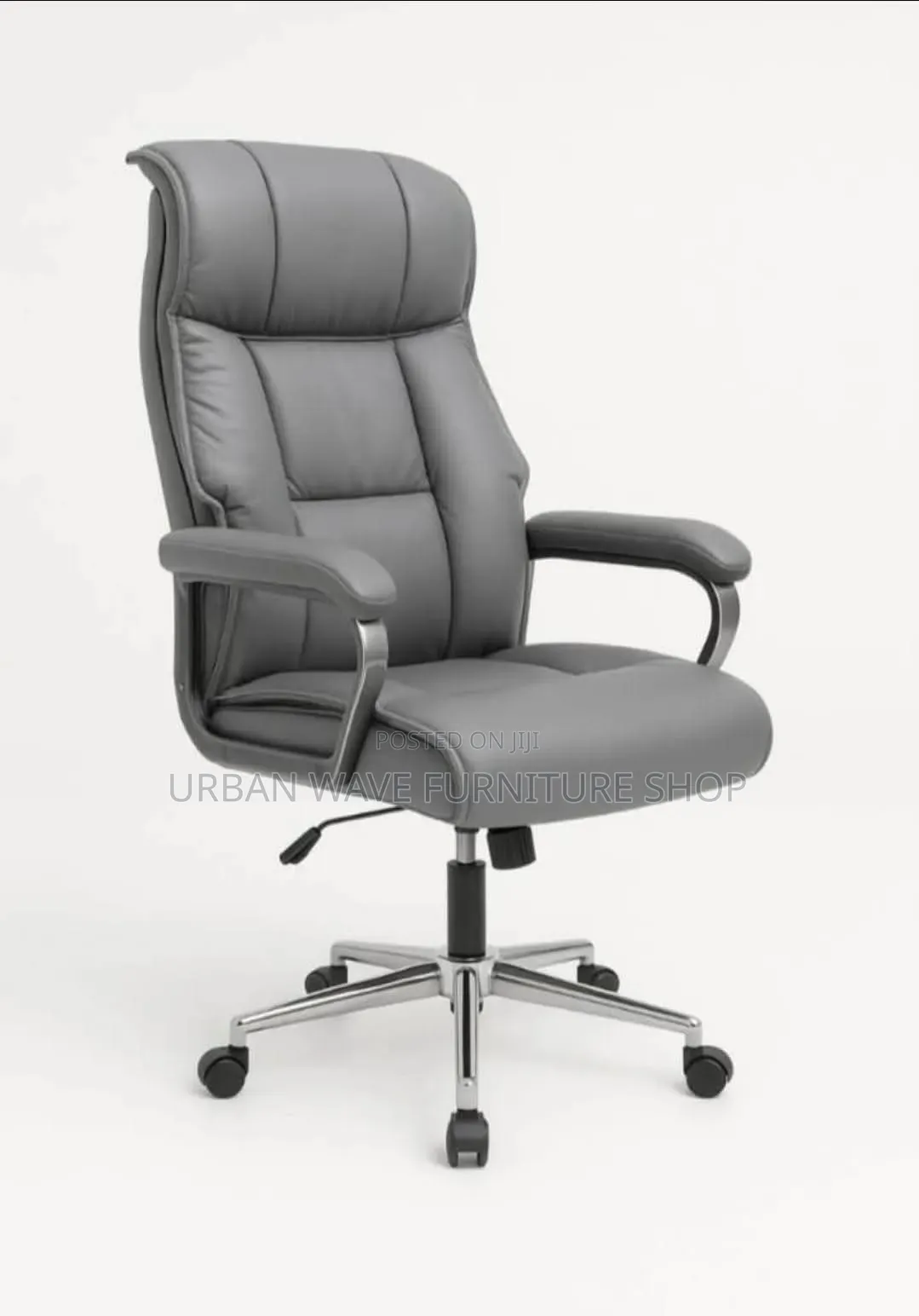 Grey Adjustable Height Executive Director Office Chair