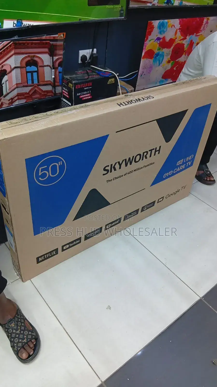 Skyworth 50" Uhd Google Tv
