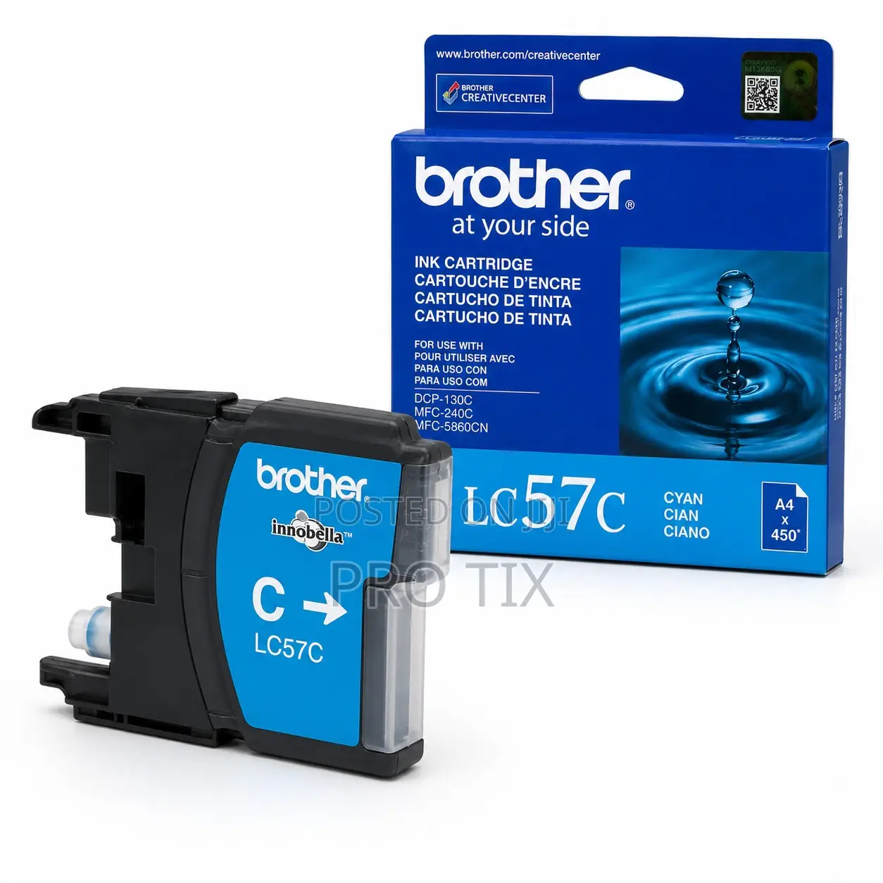Brother Lc57c Cyan Ink Cartridge Original 325 Pages