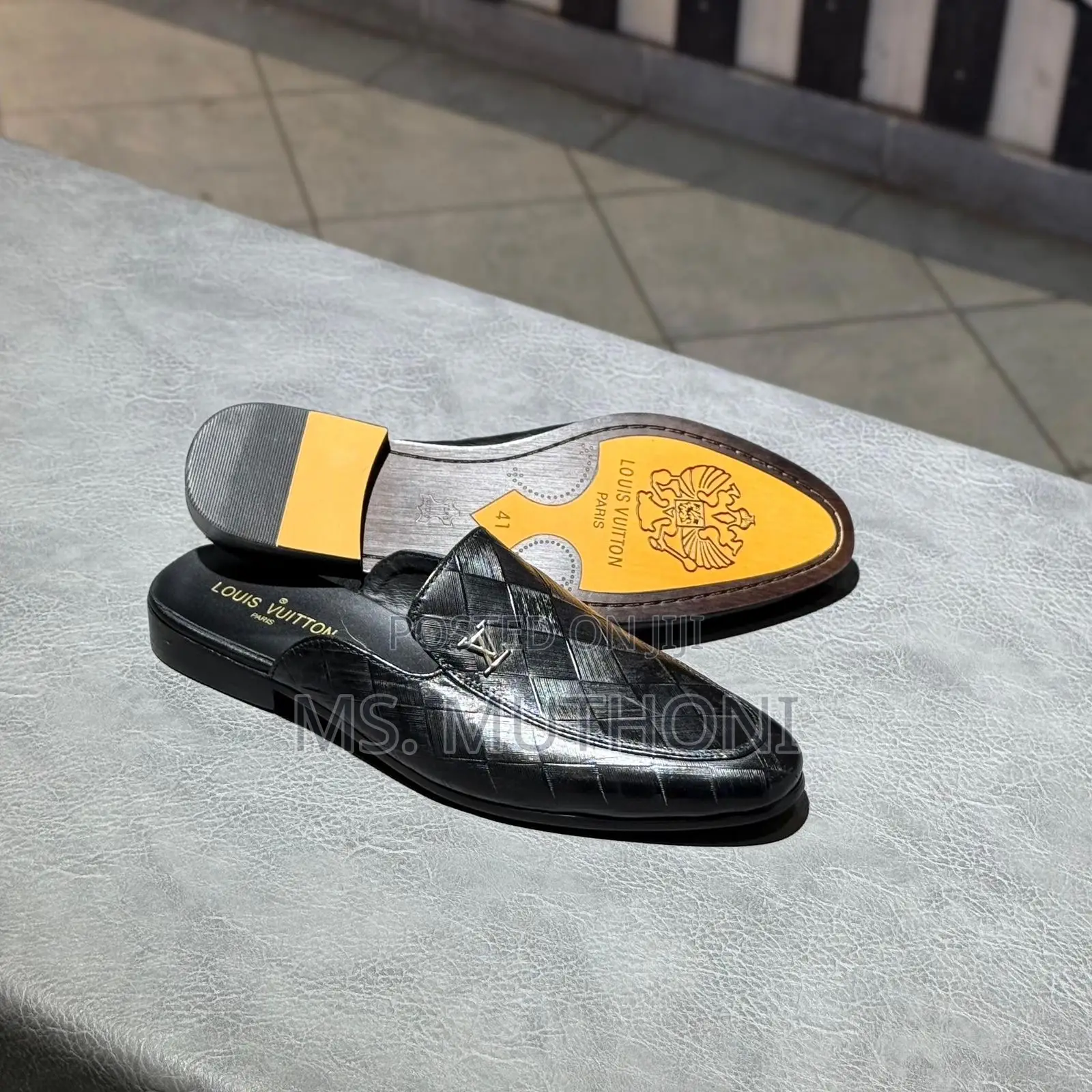 Louis Vuitton Men's Leather Half Shoes Size 40-45