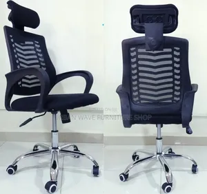 Breathable Backmesh Headrest Office Chair