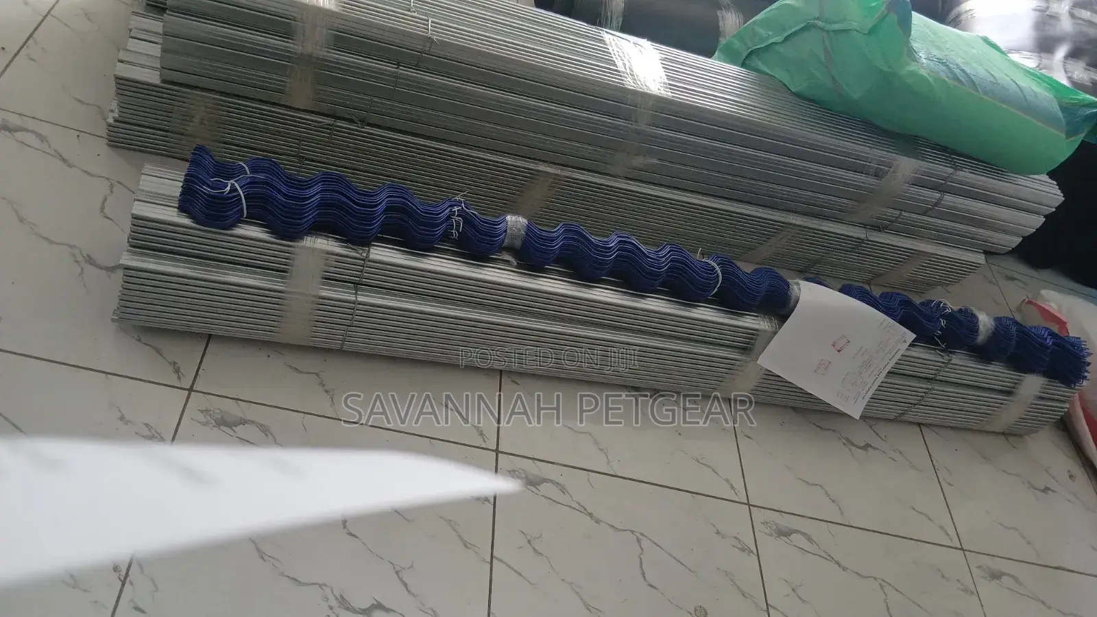 Galvanized Steel Greenhouse Profiles and Blue-Coated Wiggle Wires
