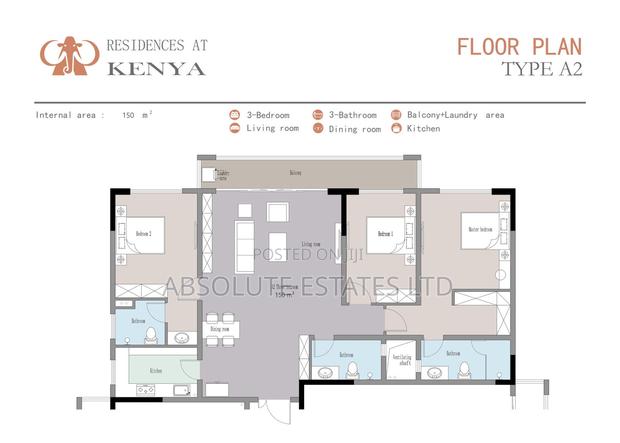 Lesonia Residences - Kileleshwa 3 Beds - thumbnail 8