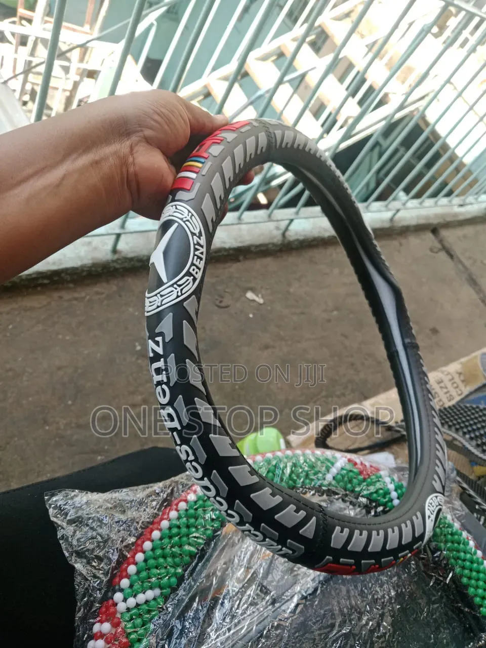 Mercedes Branded Steering Wheel Cover Improves Grip Aesthetic Interio