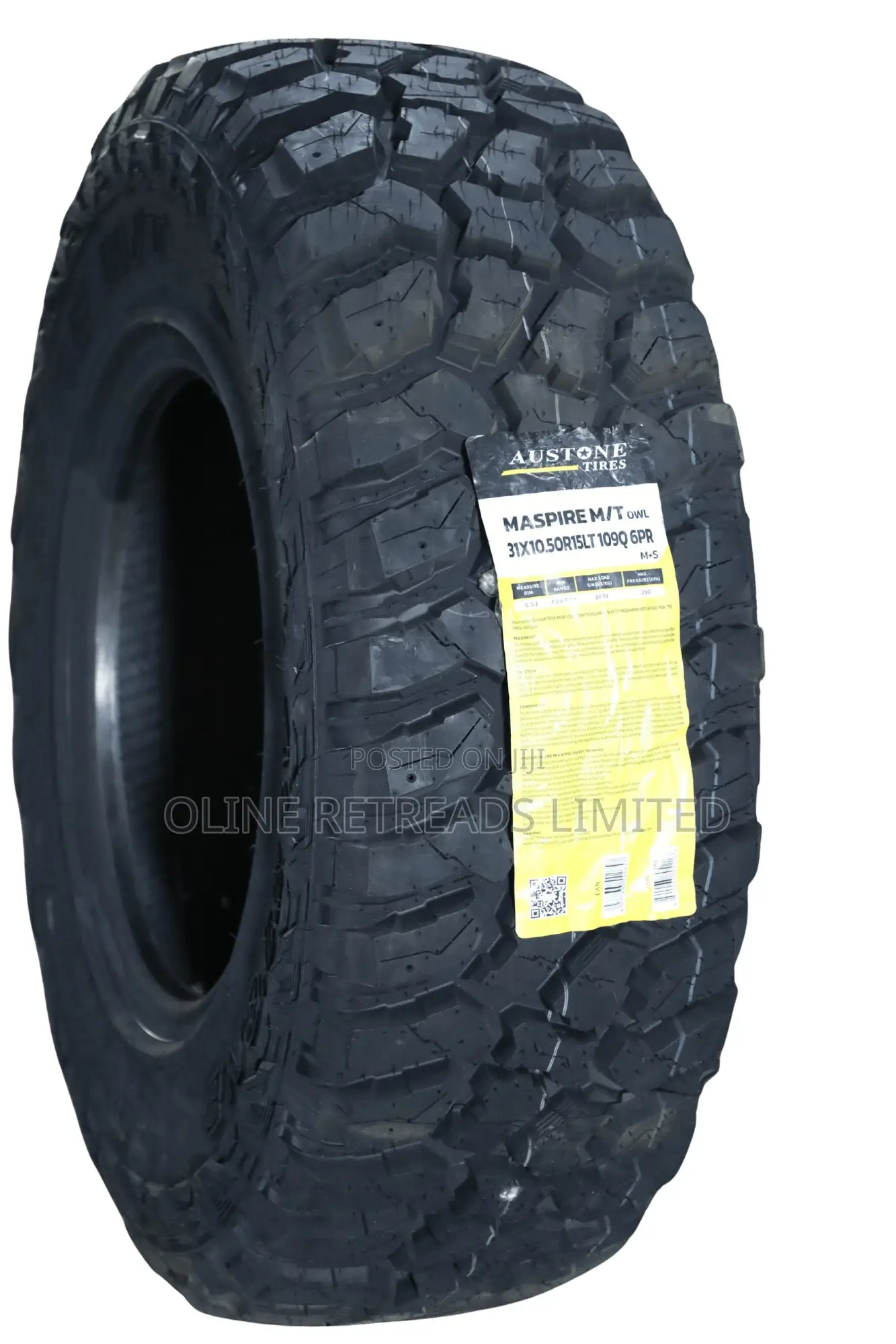 31/10.5r15lt Austone Maspire M/T 6pr