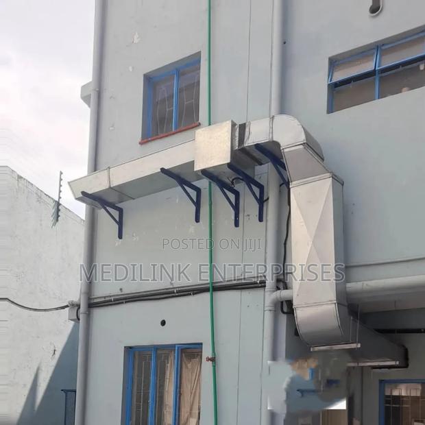 Modern Commercial Kitchen Hood Installation